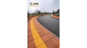 Asian Tactile and Matrix Tiles, Lumbini Walkway Footpath